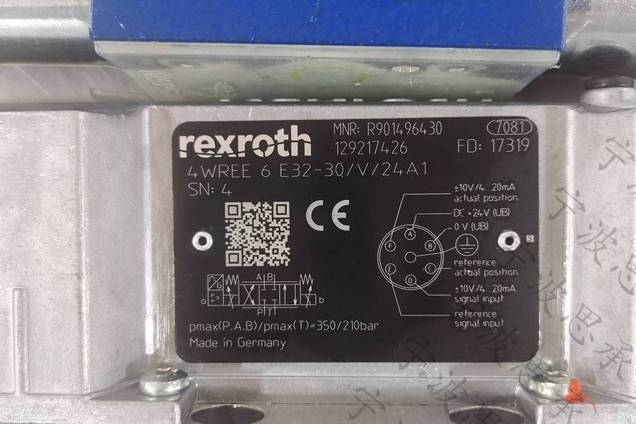 力士樂的直動(dòng)式比例方向閥4WREE6E32-3X/V/24A1